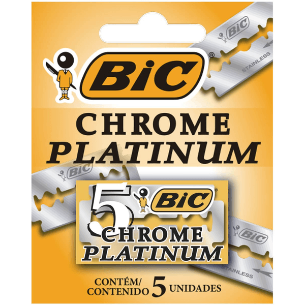 Lâmina De Barbear Bic Chrome Platinum