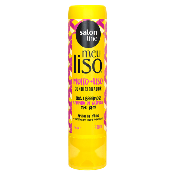 Condicionador Salon Line Meu Liso Muito+liso Amido De Milho 300ml