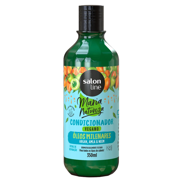 Condicionador Salon Line Maria Natureza Óleos Milenares 350ml