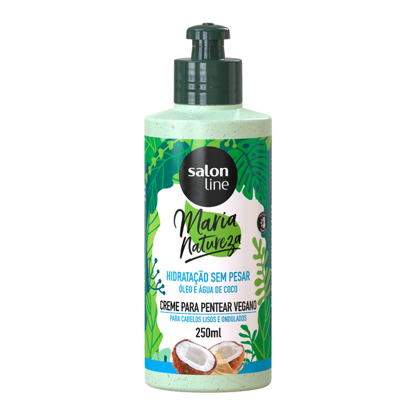 Creme Para Pentear Salon Line Maria Natureza Hidratação Sem Pesar 250ml