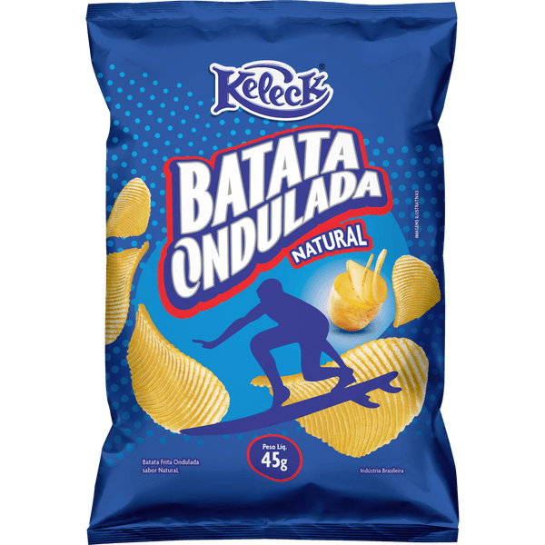 Batata Ondulada Natural Keleck 45g