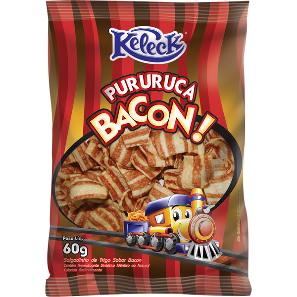 Salgadinho Pururuca Bacon Keleck 60g