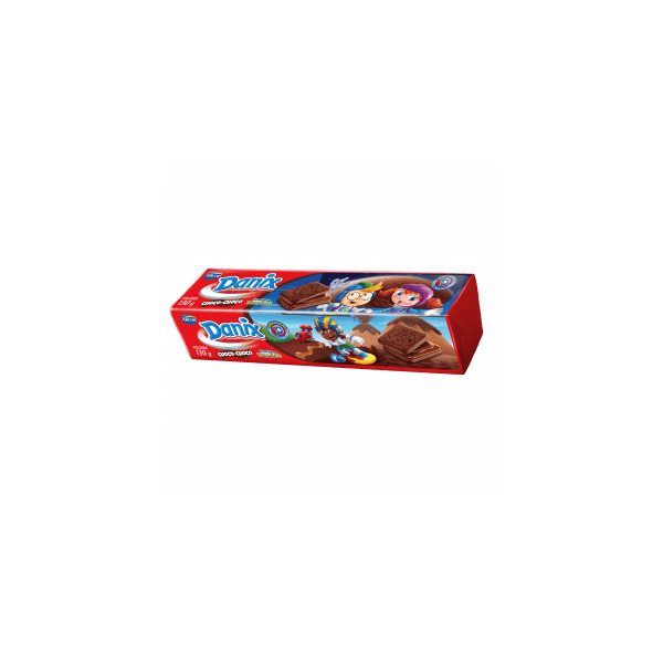 Biscoito Danix Chocolate com Recheio de Choco Choco 130g
