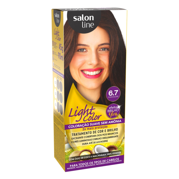 Coloração Suave Salon Line Light Color 6.7 Chocolate