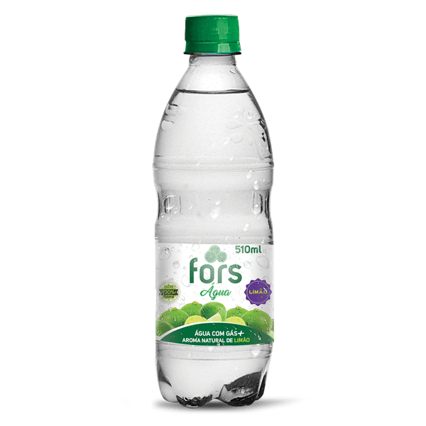 Água Com Gás Fors Sabor Limão 510ml