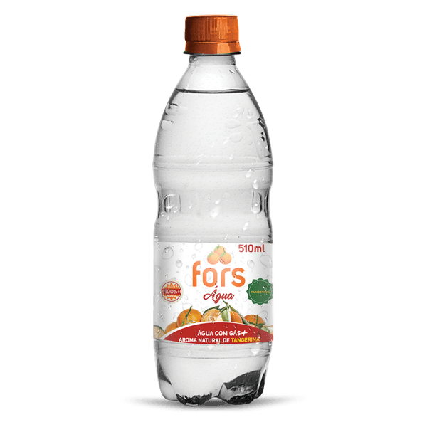 Água Com Gás Fors Sabor Tangerina 510ml