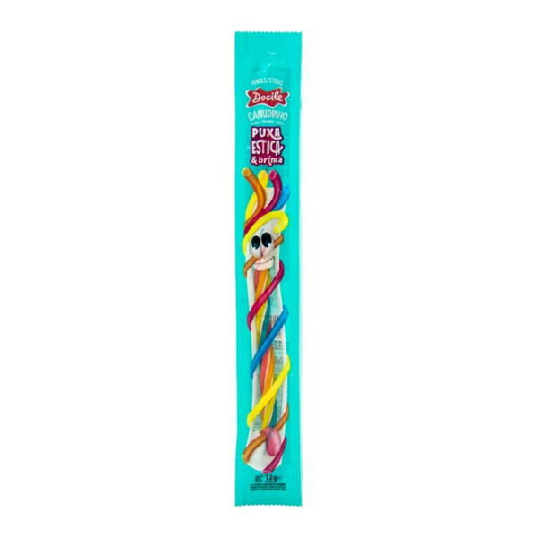 Bala Docile Twist Colorido Morango 12g
