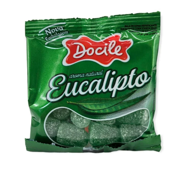 Bala Goma Docile Eucalipto 18g