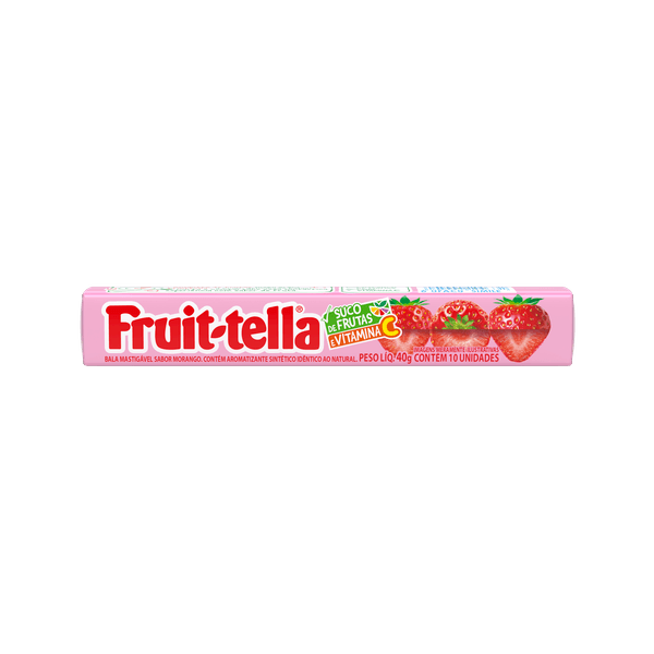 Bala Mastigável Fruittella Morango 40g