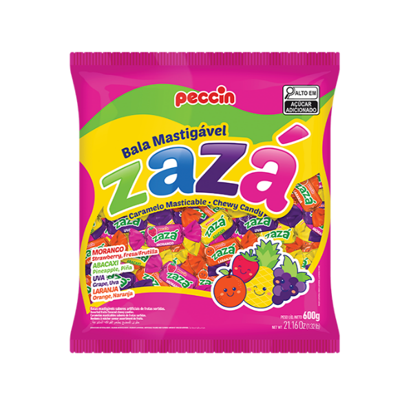 Bala Sortida Zazá 600g