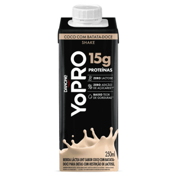 Bebida Láctea YoPro Coco com Batata Doce 250ml