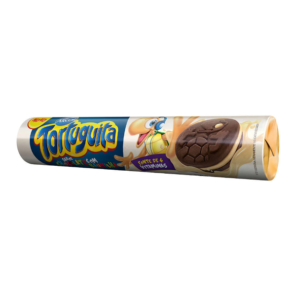 Biscoito Tortuguita Chocolate Com Baunilha 130g