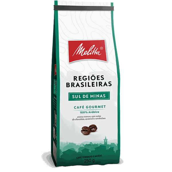 Café Melitta Regiões Brasileiras Sul De Minas Pouch 250g