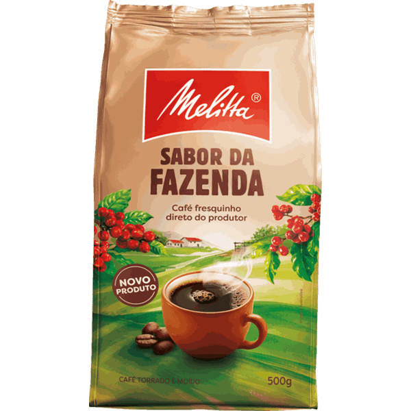 Café Melitta Sabor Da Fazenda Tradicional Pouch 500g