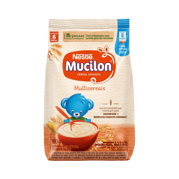 Cereal Infantil Mucilon Multicereais 180g