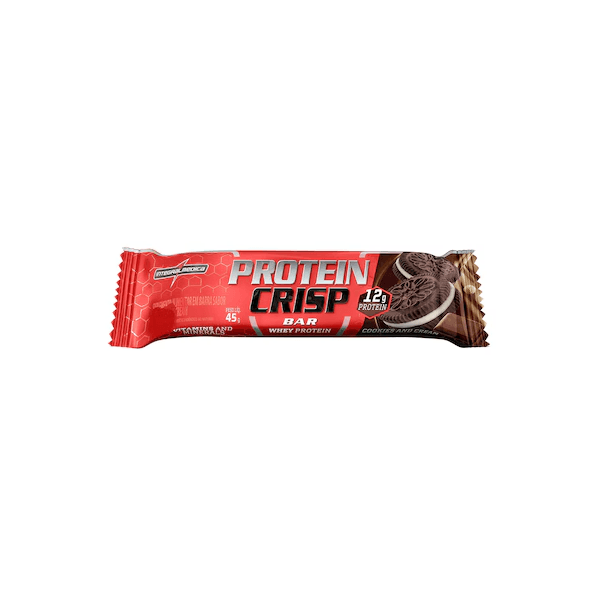 Crisp Bar IntegralMedica Cookies and Cream Com 12g De Proteínas 45g