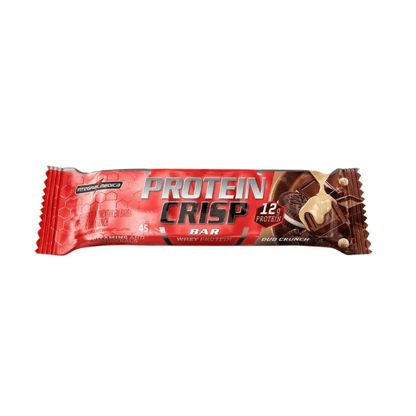 Crisp Bar Integralmedica Duo Crunch Com 12g De Proteínas 45g