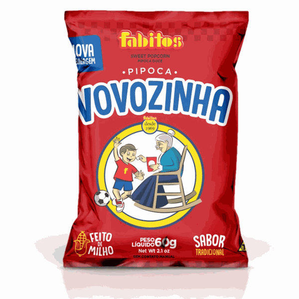 Pipoca Doce Vovozinha 60g