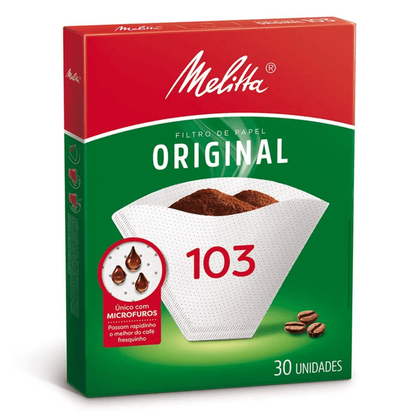 Filtro De Papel Para Café Melitta 103 - 30 Unidades