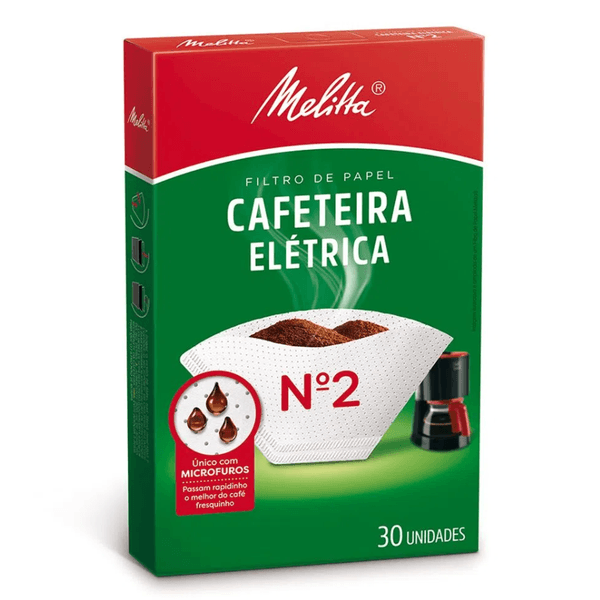 Filtro De Papel Para Café Melitta N2 - 30 Unidades