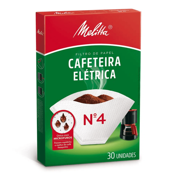 Filtro De Papel Para Café Melitta N4 - 30 Unidades