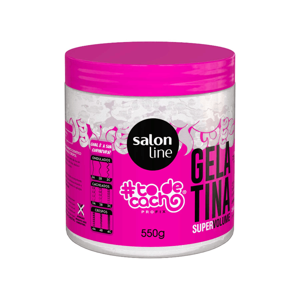 Gelatina Salon Line #todecacho Super Volume 550g
