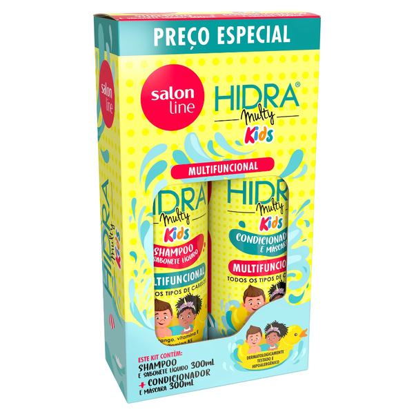 Kit Shampoo e Condicionador Salon Line Hidra Kids 300ml