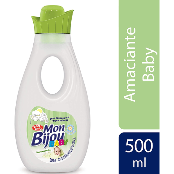 Lava Roupas Líquido Mon Bijou Baby Nana Neném 500ml