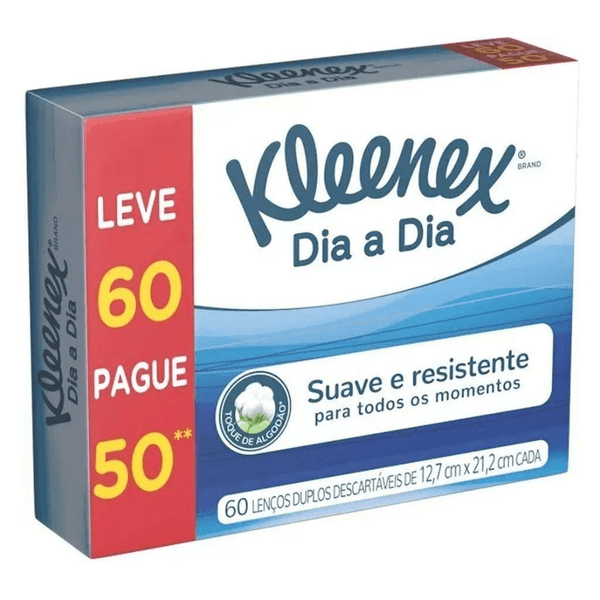 Lenço De Papel Kleenex Box - Leve 60 Pague 50