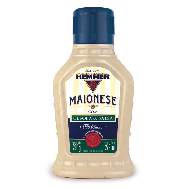 Maionese Com Cebola e Salsa Hemmer 290g