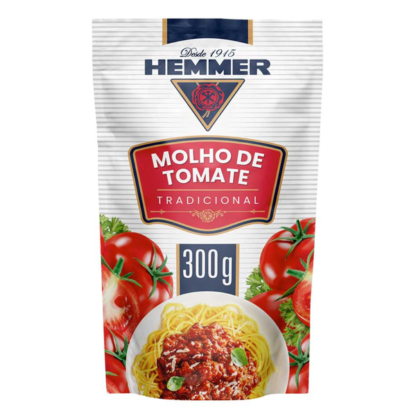 Molho de Tomate Tradicional Hemmer Sachê 300g