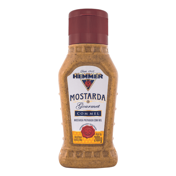 Mostarda Gourmet Com Mel Hemmer 200g