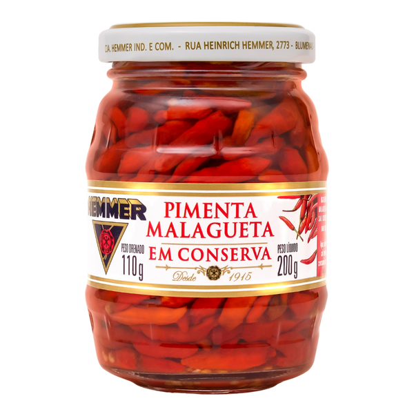 Pimenta Malagueta Vermelha Hemmer 110g