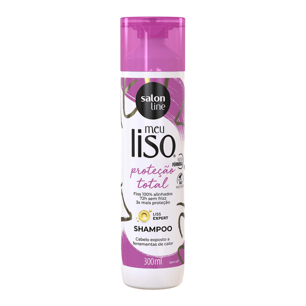 Shampoo Salon Line Meu Liso Proteção Total 300ml