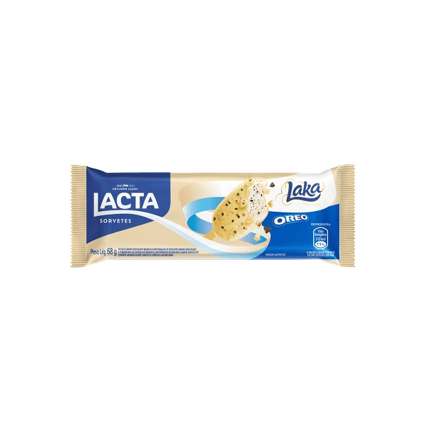 Sorvete Laka Oreo Picolé 68g