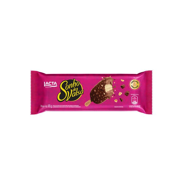 Sorvete Sonho De Valsa Picolé 69g