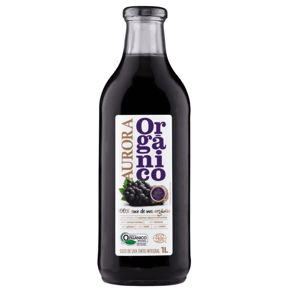 Suco De Uva Aurora Integral Orgânico 1l