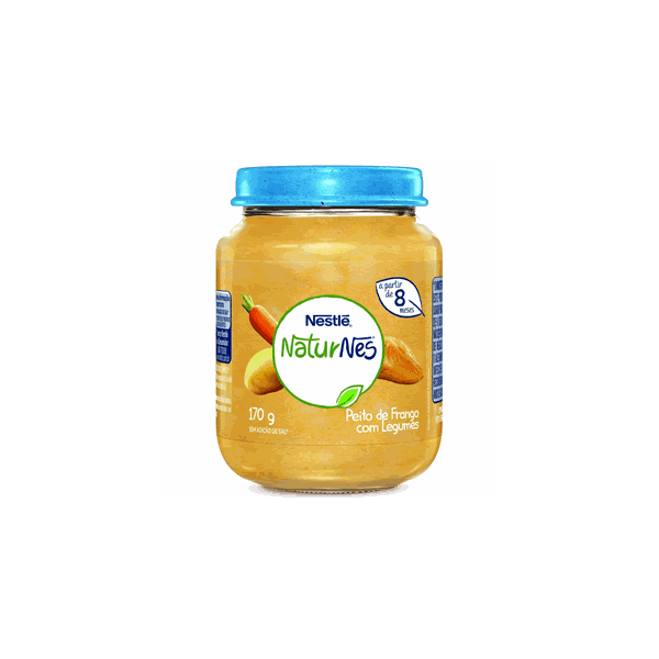 Papinha Nestlé Naturnes Peito De Frango Com Legumes 170g