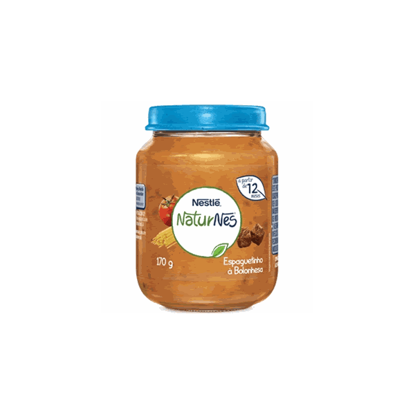 Papinha Nestlé Naturnes Espaguetinho à Bolonhesa 170g