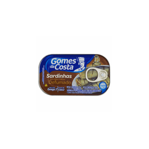 Sardinha Gome Da Costa 125g Oleo Comestivel Defumado