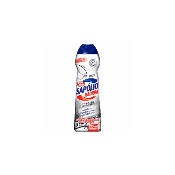 Saponaceosapolio Radium 250ml Limpa Inox