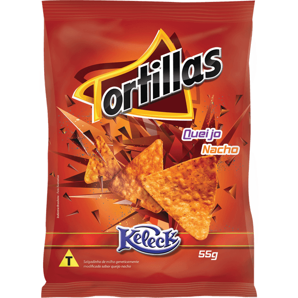 Tortilla Queijo Nacho Keleck 55g