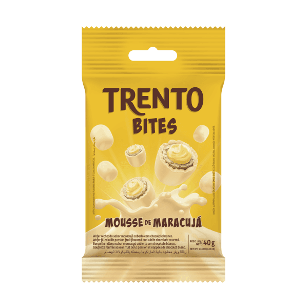 Trento Bites Mousse De Maracujá 40g