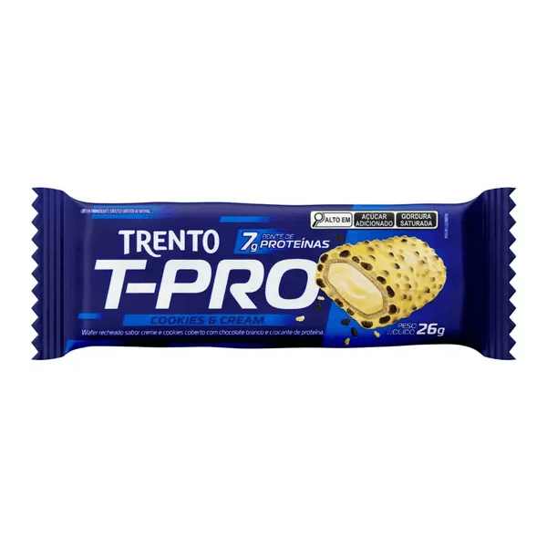 Trento T-pro Cookies & Cream Com 7g De Proteínas 26g