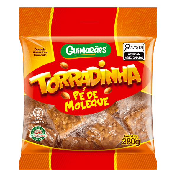 Torradinha Pé De Moleque 280g