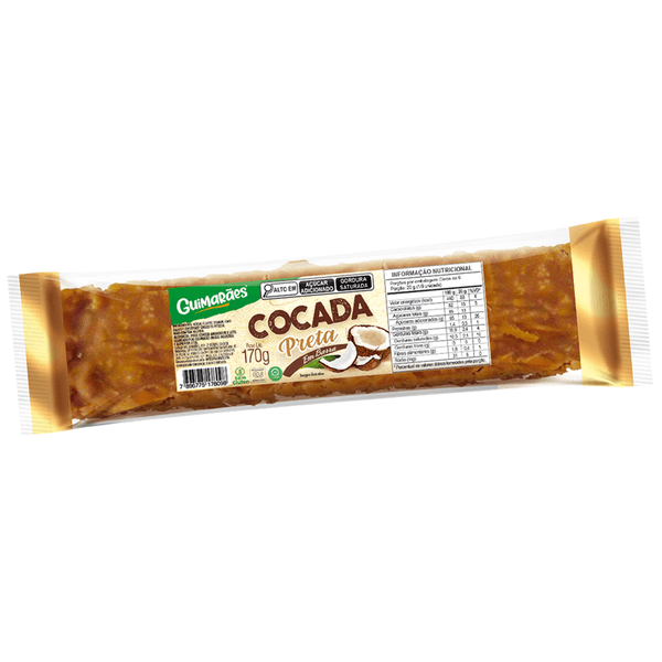 Cocada Preta Em Barra 170g