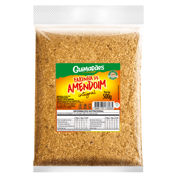 Farinha De Amendoim Integral 500g