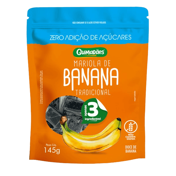 Mariola De Banana Zero Açucar 145g