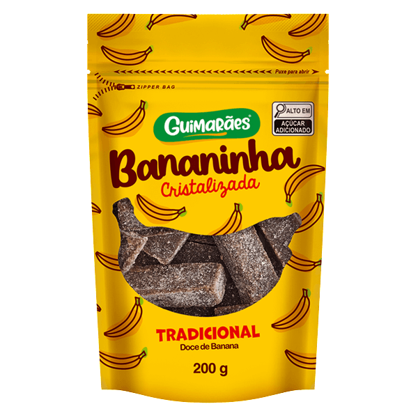 Bananinha Cristalizada Tradicional 200g