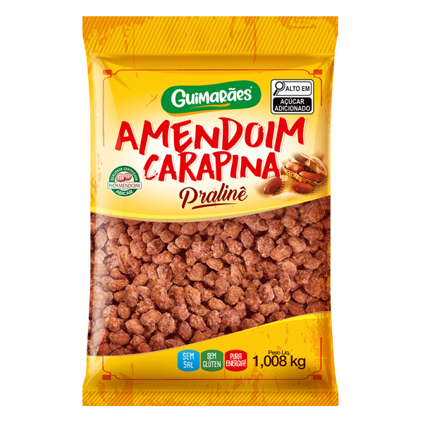 Amendoim Carapina Pralinê 1.008kg